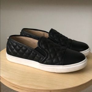 Steve Madden Black Slip On Sneaker